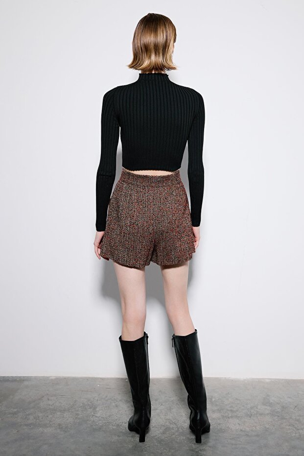 Pens Detaylı Multi Tüvit Şort - 6