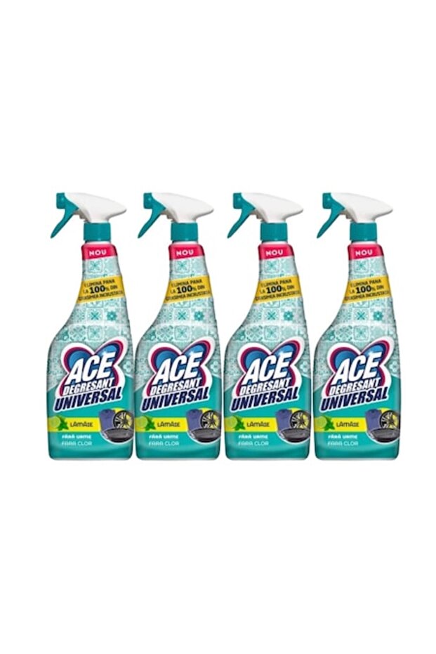 Set 4x Universal Degreasing Spray Solution 550ml Lemon - 1