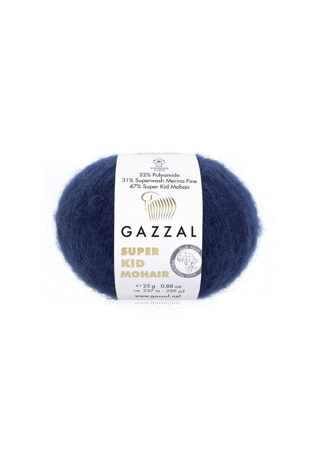 Super Kid Mohair 25 Gr 200 Mt %70 Kid Mohair %30 Silk Fine Knitting Yarn-64417-1 Piece