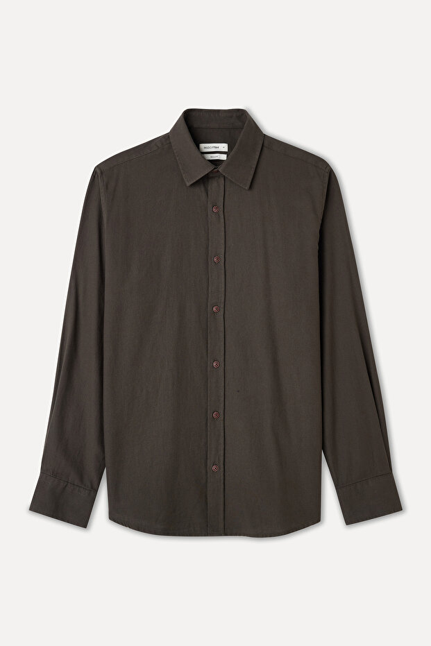 REGULAR FIT UZUN KOLLU GÖMLEK - 1