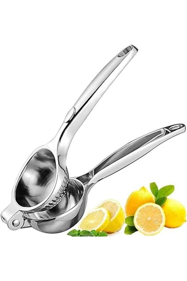 AL NIZAM Lemon Squeezer – Manual Citrus Press Juicer for Lemons, Limes & Oranges – Heavy Duty