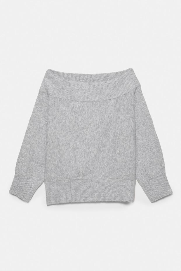 Asymmetric soft knit sweater - 6