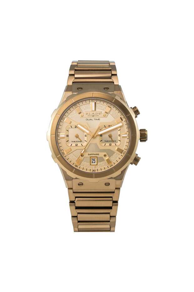Admiral Blonde 3686 G 2 GCG SS Case & Band Multifunction Men's Watch