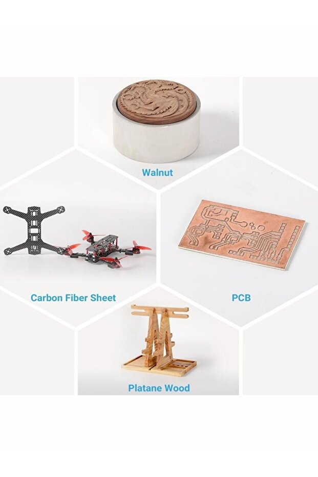 2.0 A150 Modüler 3 In 1 3D Printer: 3dp, 1.6W Lazer, Cnc - 5