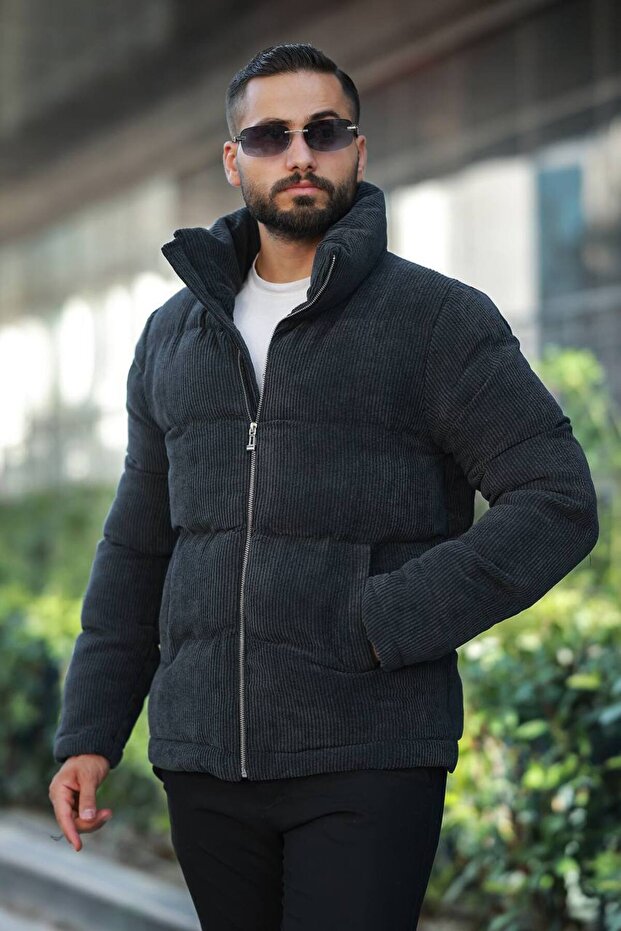 Şişme Kadife Basic Mont - 4