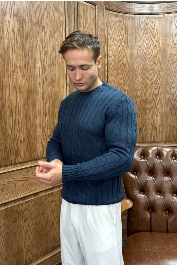 Saç Örgü Kazak - 2