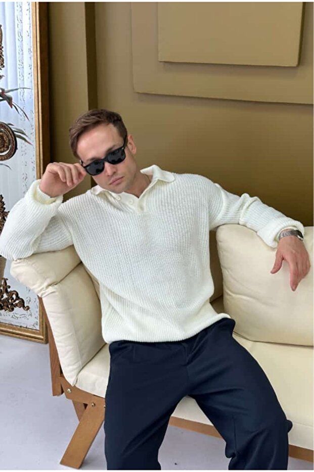 Polo Yaka Oversize Kazak - 2