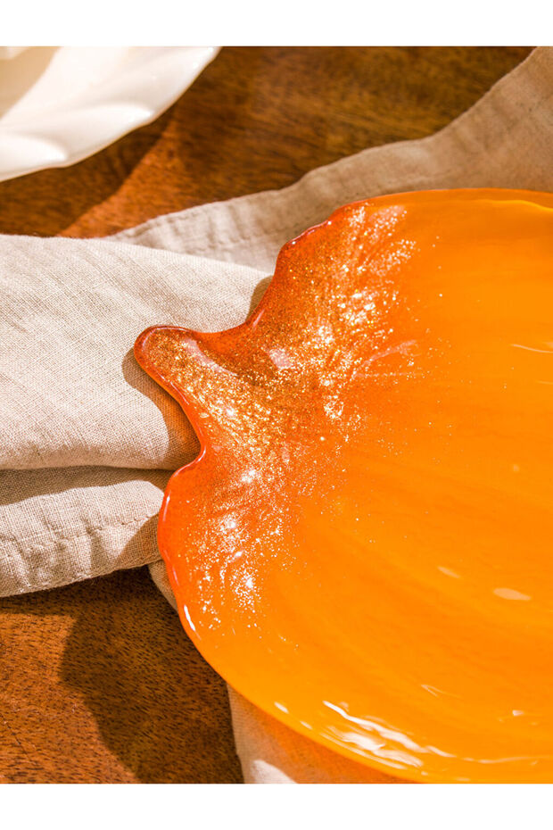Create Your Style from Uzg Store |   Glass Bowl Set with Pumpkin Figure, Set of 2 - 3