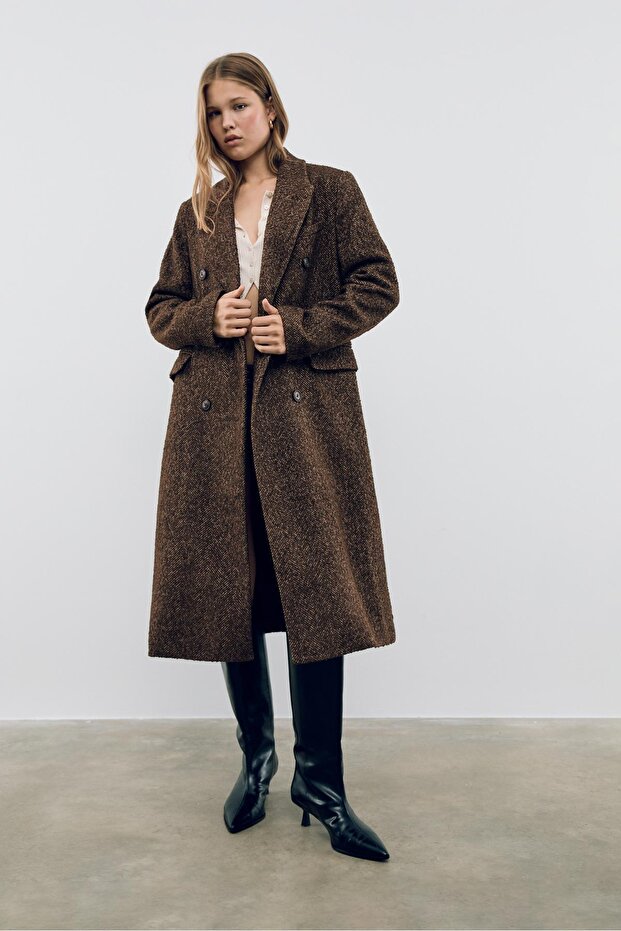 Oversize balıksırtı kaban - 2