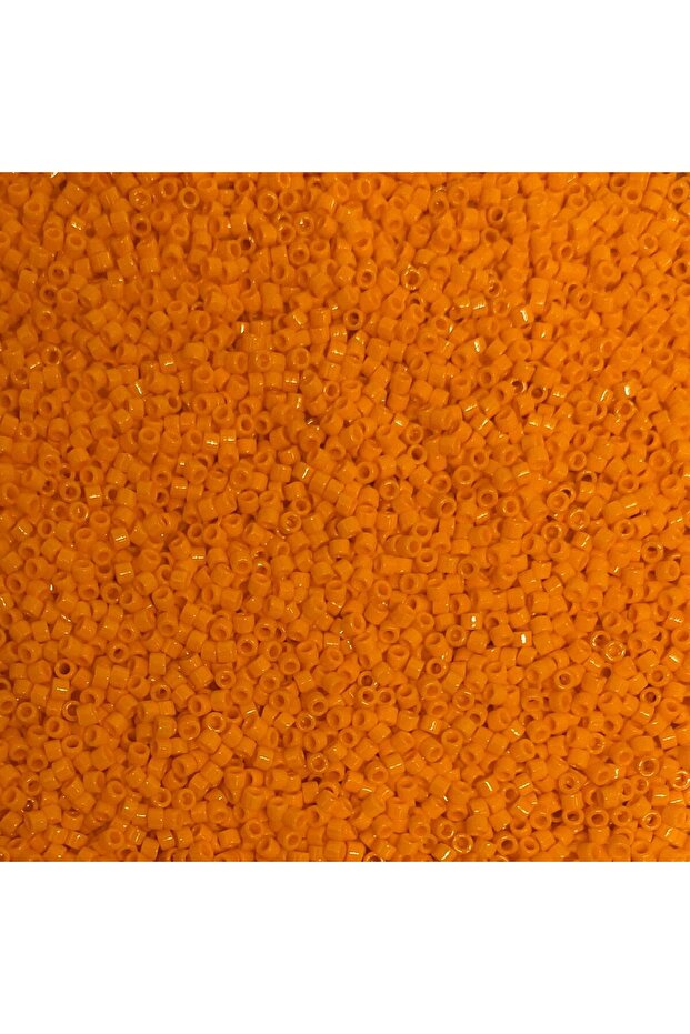 Miyuki Beads 11/0, Miyuki Delica Beads, 2 Grams, (DB1133) Orange