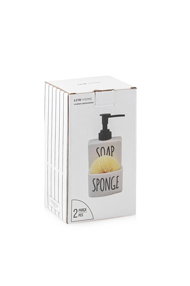 LCW HOME Ekru Baskılı Seramik Sabunluk - 4