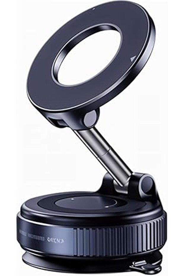 Magnetic Car Phone Holder for Dashboard – Strong Suction Mount for iPhone & Android, Foldable Zinc