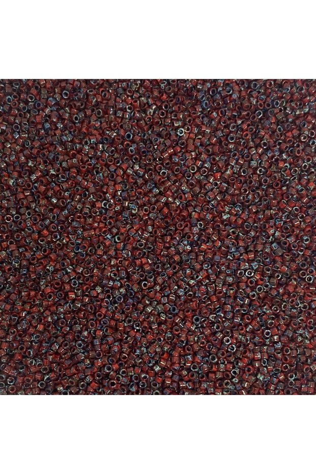 Miyuki Beads 11/0, Miyuki Delica Beads, 2 Grams, (Db2263) Picasso Red