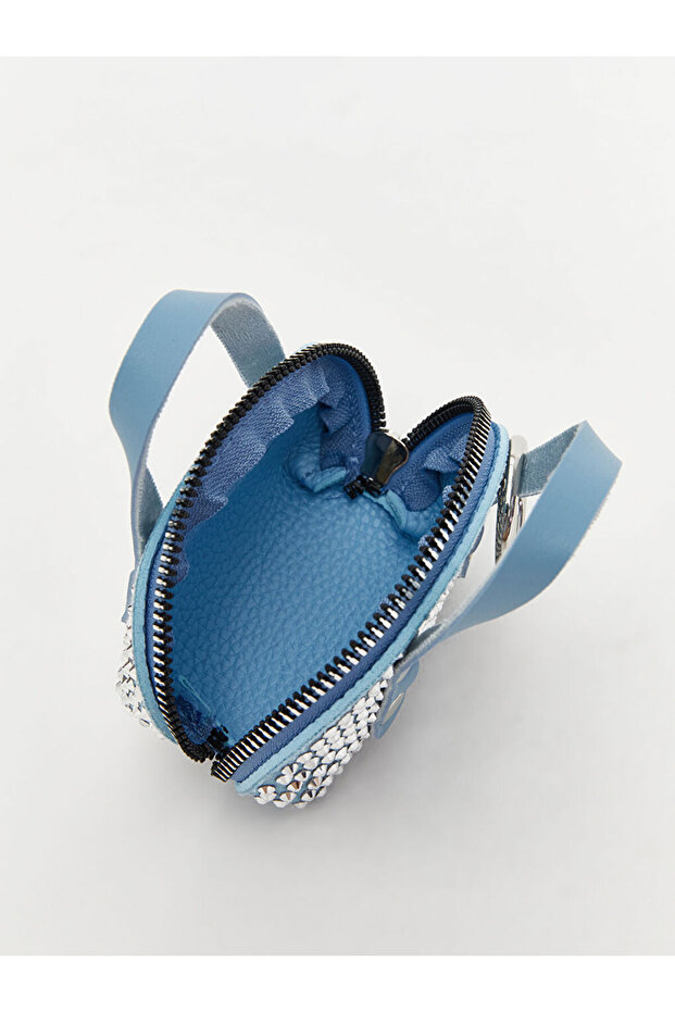 Sparkling Choices from Shining Store |   Stone Detailed Bag-Looking Keychain Wallet - 3