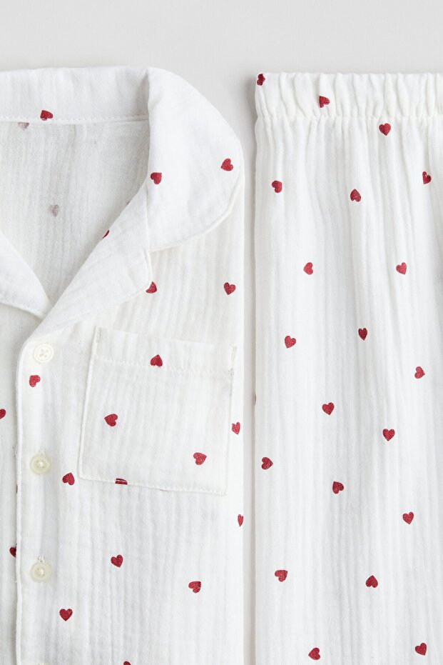 Pamuklu Muslin Pijama Takımı - 2