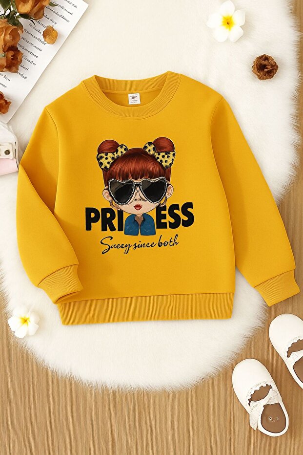 Princess Printed Unisex Children's Sweat