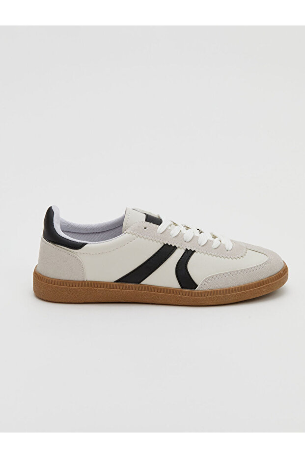 Shining Store'dan Işıltılı Seçimler | Süet Görünümlü Kadın Spor Ayakkabı - 2