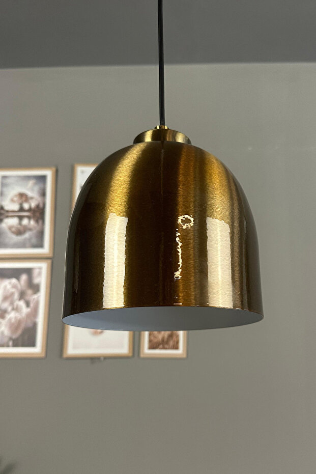 Deep Eskitme Küçük Planfonyer Rozans Başlık Tekli Avize Sarkıt Salon Mutfak Butik Aydınlatma Avize - 3