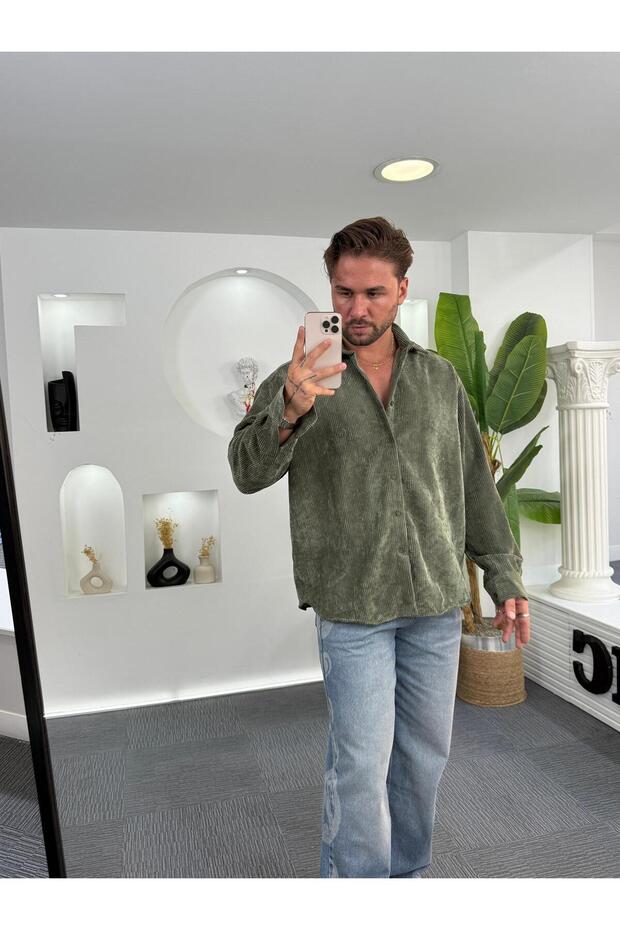 Giesto Kadife Gömlek - 4