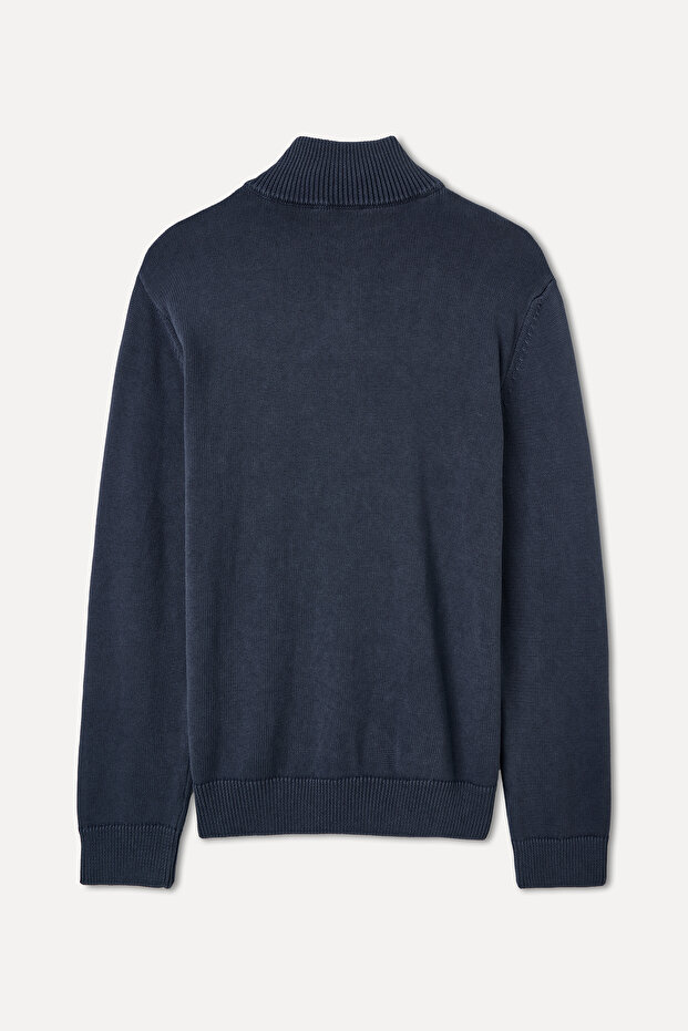 سترة ذات ياقة عمودية بسحاب - 2