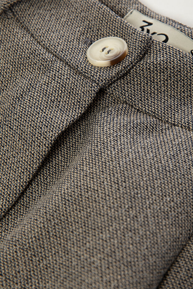 3x2 Pileli Bermuda Şort - 4