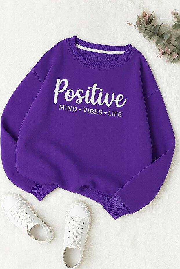 Positive Printed Unisex Children's Sweat