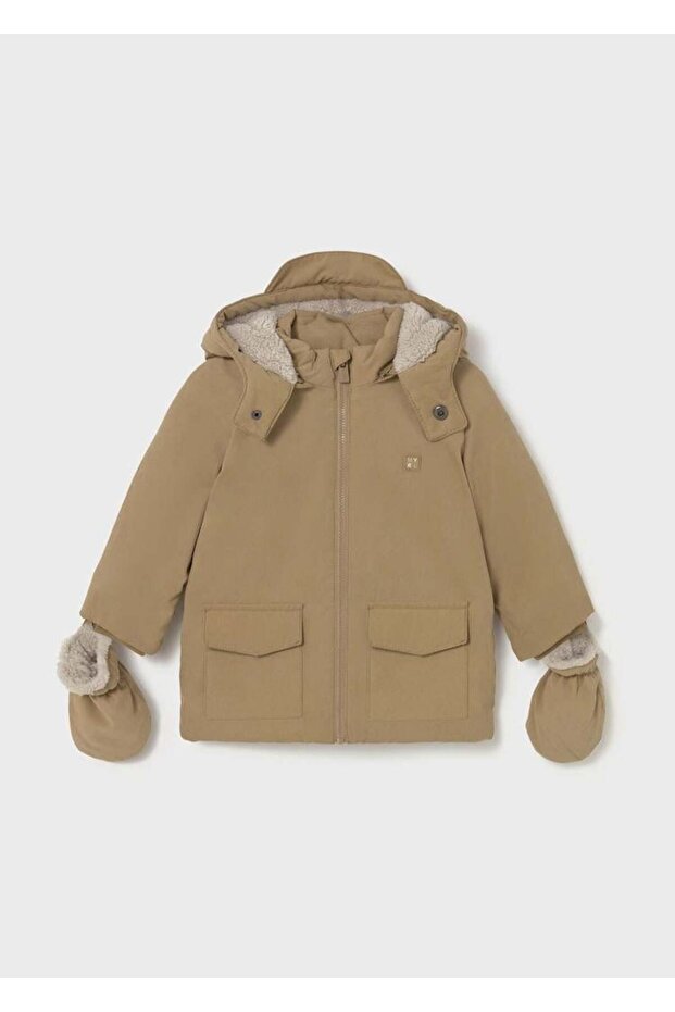 Baby Boy Coat Parka 18-4 Years Old Brown