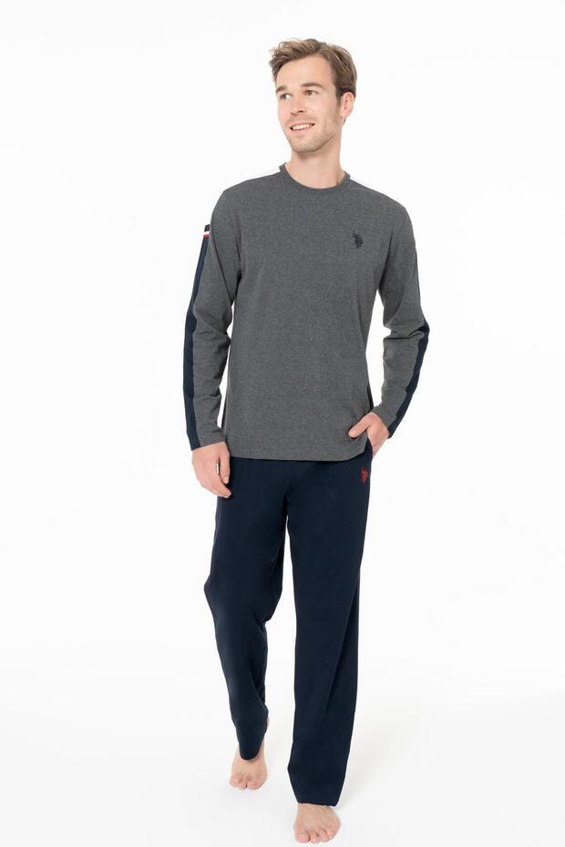 Men's Combed Cotton Seasonal Home Wear Top and Bottom Set