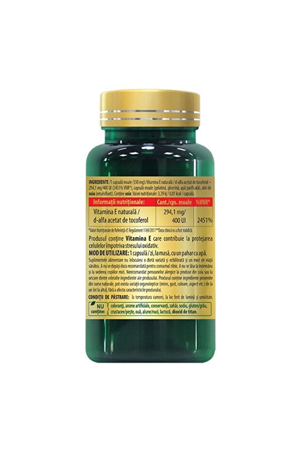 Vitamin E D-alpha Tocopherol Capsules - 3
