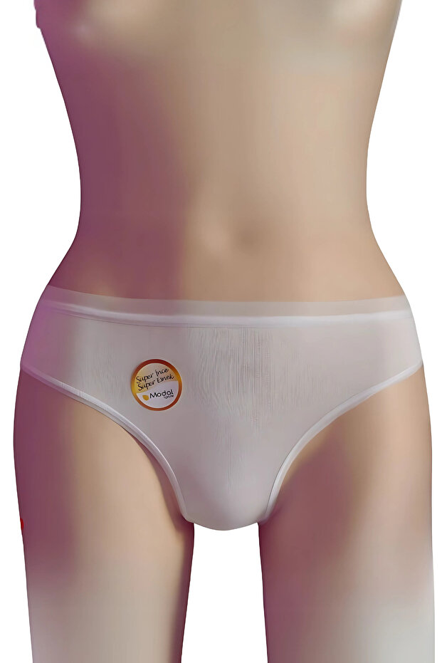 2468 Bikini Transparan Lastik Mıcro Modal - 2