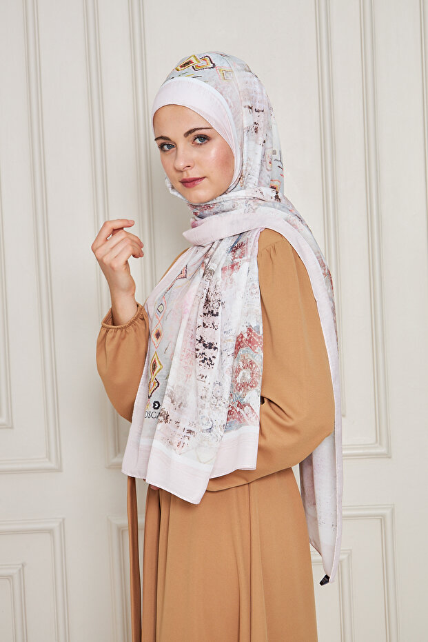 Desenli Soft Şal - 1