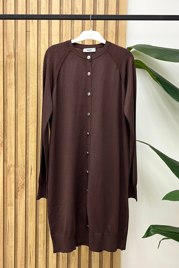 300 Düğmeli Merserize Hırka - 1