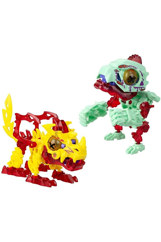 Sesli ve Işıklı Biopod Zombies Inmotion İkili Dinozor Robot - 4