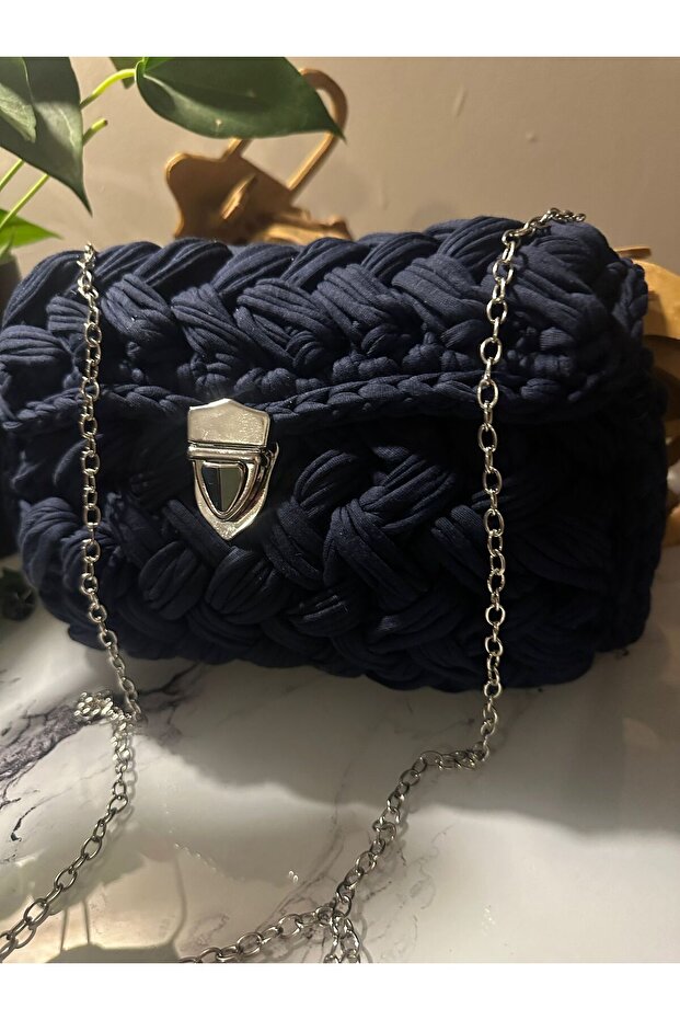 Penye İp Çanta - 3