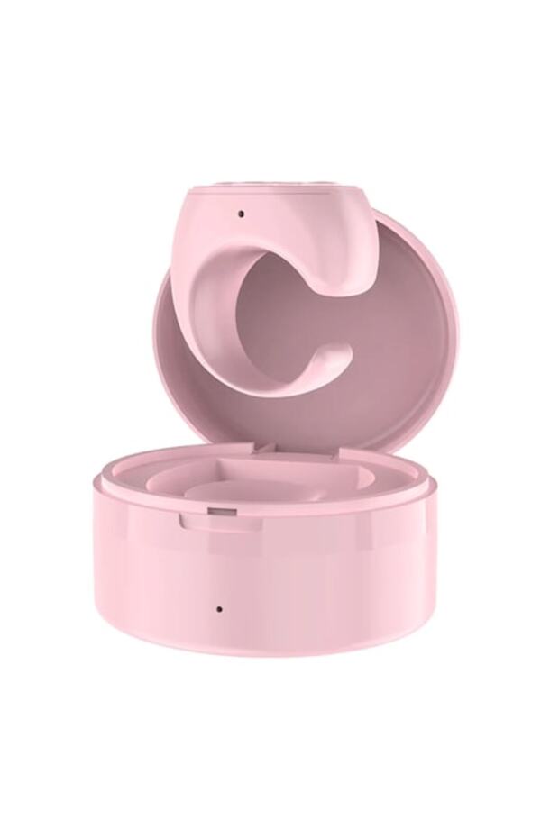 Inel Clicker Controller Multifunctional cu Statie de Incarcare Roz - 1