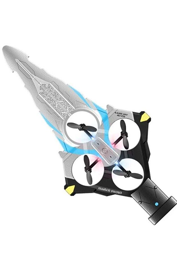 Remote Control Flying Sword Aircraft with Cool LED Light, No Camera - Assorted - 1