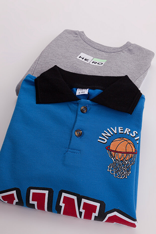 Boy's 2-Pack Basic Sweatshirt - 2