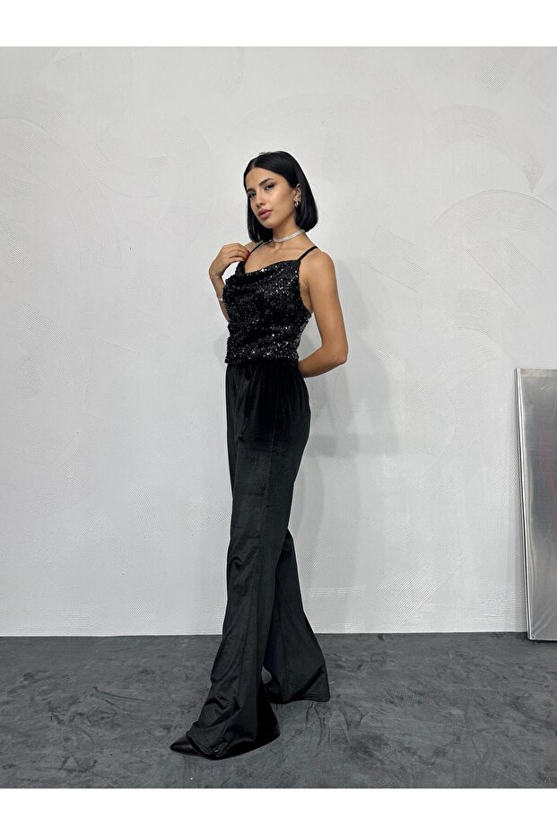 Askılı Degaje Bluz - 5