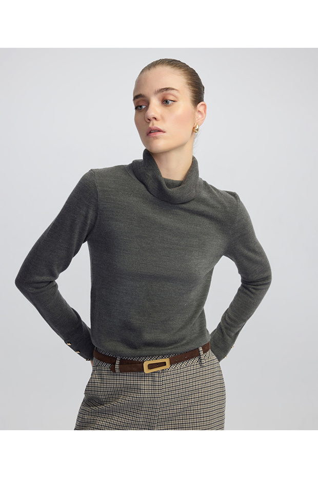 Balıkçı yaka basic triko - 1