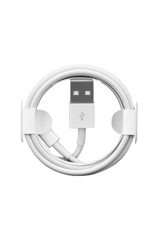 Cablu de Date, Flippy, USB-B Compatibil cu iPhone, tip Lightning, pentru Incarcare rapida, 1M, Alb - 1