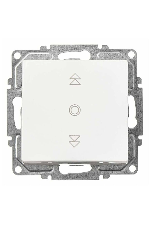 Visage white blinds single remote control frameless - compatible frame for socket and switch - 2