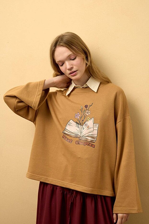 Karamel Baskılı 3 İp Body - 2