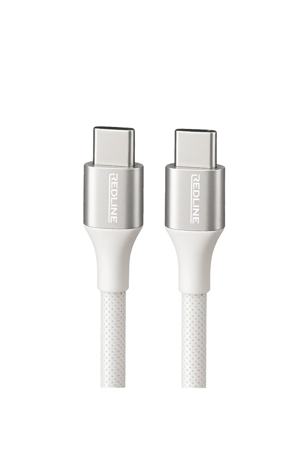 Type-C / Type-C Örgü Hızlı Şarj ve Data Kablosu 2 Metre - 2