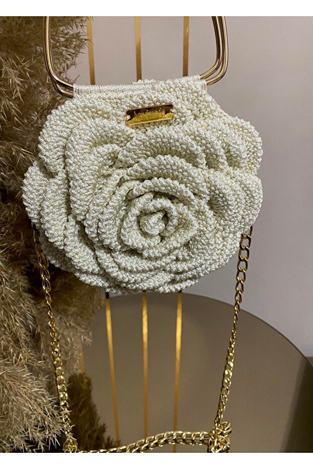 Rose Çanta Krem - 4