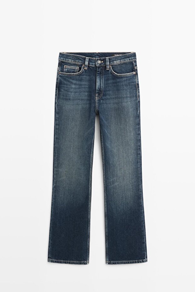 Yüksek bel bootcut jean - 5
