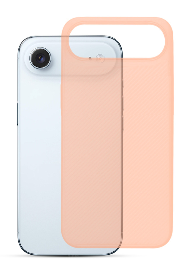 for iPhone 17 Air Case Air Skin Line with Bumper Ultra Slim 0.3mm - Cosmic orange