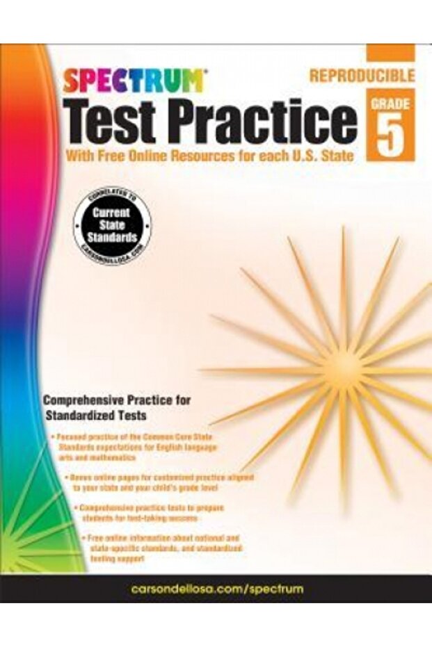 Spectrum Test Practice, Grade 5 - 1