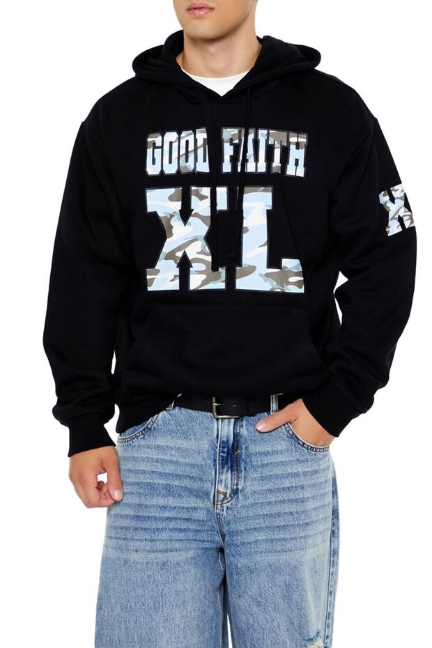 Baskılı Kapüşonlu Sweatshirt - 2