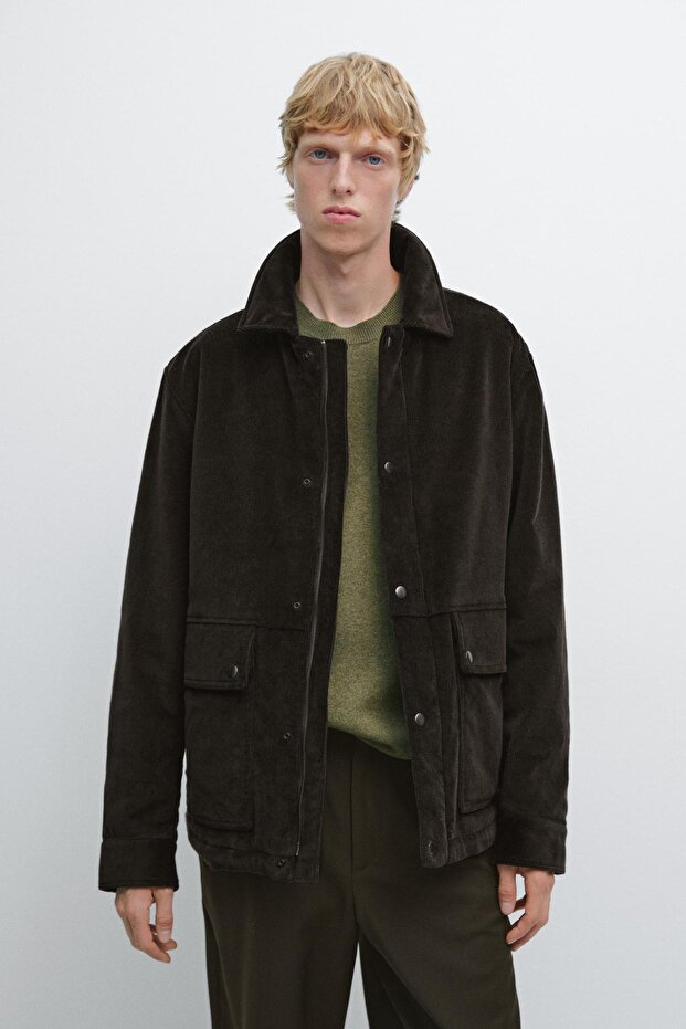 Fitilli kadife ceket - 2