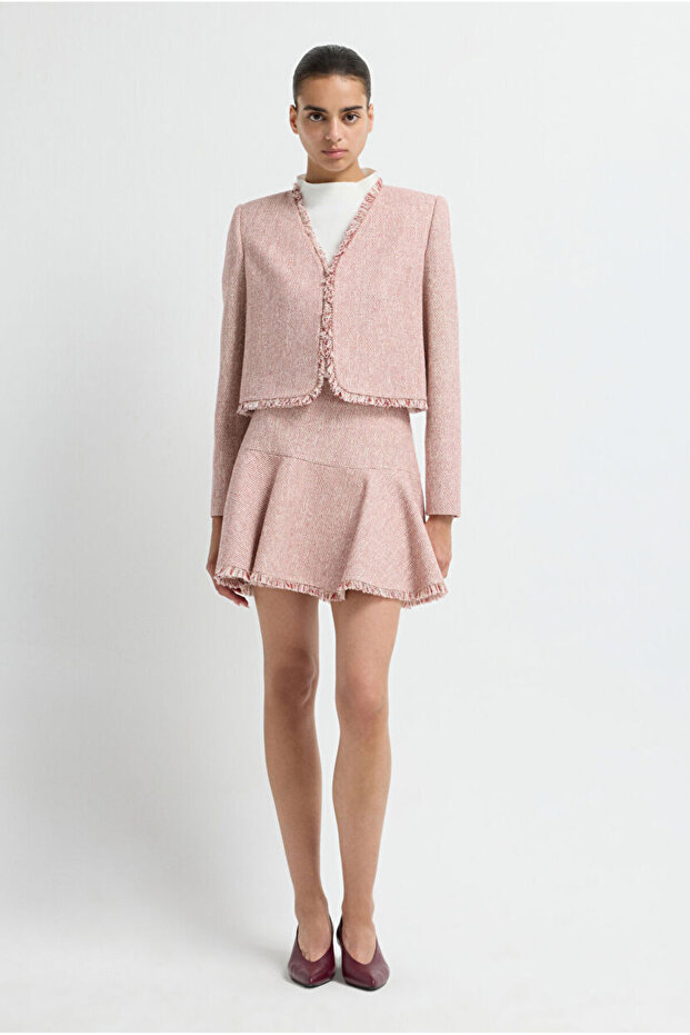 Crop Tüvit Ceket - 4